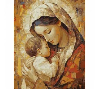 Алмазна мозаїка SANTI Ікона Діва Марія з дитиною (956068)