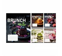 Зошит шкільний Yes Brunch А5 24 аркушів лінія (769101)