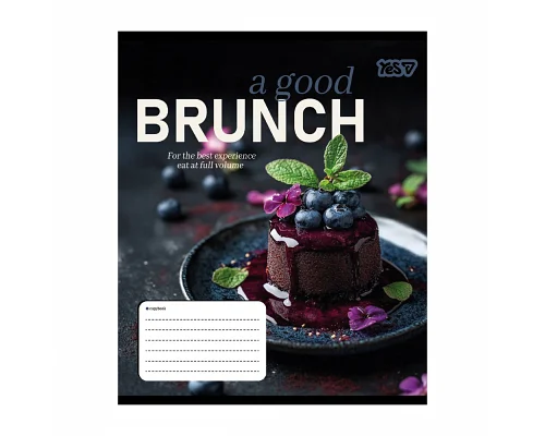 Зошит шкільний Yes Brunch А5 24 аркушів лінія (769101)