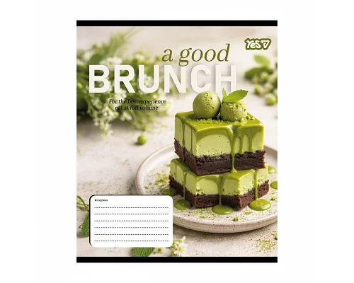 Зошит шкільний Yes Brunch А5 24 аркушів лінія (769101)