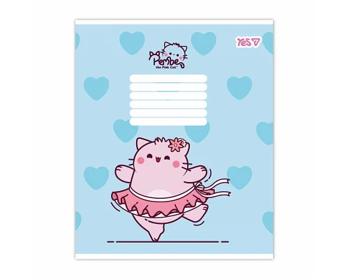 Зошит шкільний Yes Pembe the cat А5 18 аркушів лінія (769091)