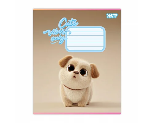 Зошит шкільний Yes Cute vibes only А5 18 аркушів лінія (768899)