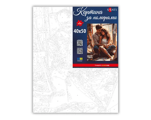 Картина за номерами SANTI Закохані 40х50 см (955771)