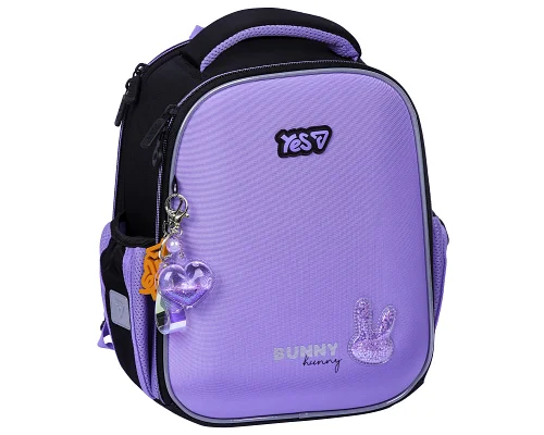 Рюкзак шкільний каркасний Shiny Bunny H-100S для дівчинки 35 см YES (550204)