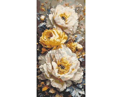 Алмазна мозаїка/вишивка Імперія квітів 40*80 см Орігамі OD 5192 (OD5192)