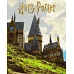 Картина за номерами Harry Potter: Пейзаж Гоґвортсу з фарбами металік Warner Bros. 40х50 Ідейка (KHO5232)