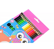Олівці кольорові YES 18 шт 36 кол Charming animals (290486)