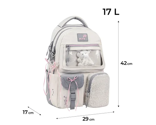 Рюкзак Kite Education teens Iconic спинка 42 см (K26-2587M-1)