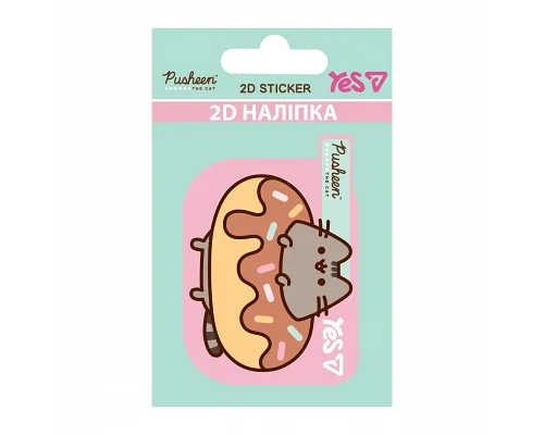 Наліпка 2D Yes Pusheen Donut (708519)