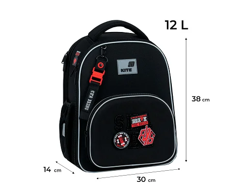 Рюкзак шкільний каркасний Kite Education Break the Rules спинка 38 см (K26-556M-5)