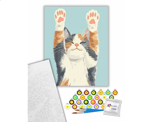 Картина за номерами Котячий релакс 40х50см Art Craft (11712-AC)