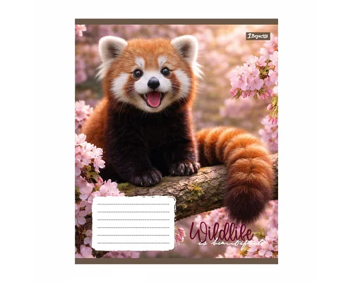 Зошит шкільний 1Вересня Wildlife is beautiful А5 18 аркушів лінія (769145)