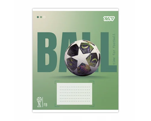Зошит шкільний Yes Ball А5 12 аркушів коса лінія (768678)