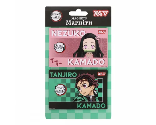 Магніти Yes Demon Slayer 6х9 см 2 шт 1 (708559)