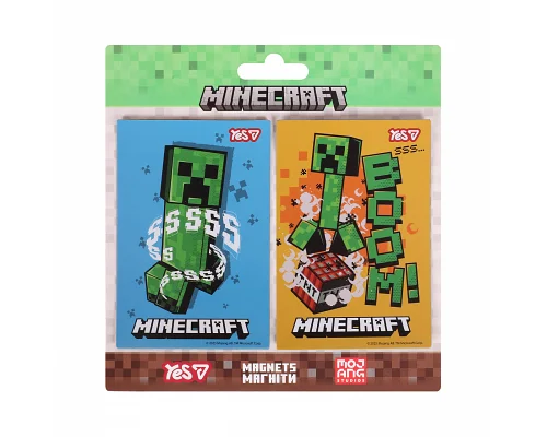 Магніти Yes Minecraft 6х9 см 2 шт 2 (708553)