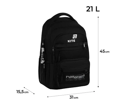 Рюкзак Kite Education teens Different спинка 45 см (K26-1019L-2)