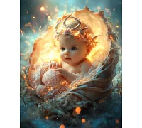 Алмазна мозаїка Дитя океану 30*40см Dreamtoys (S20143)