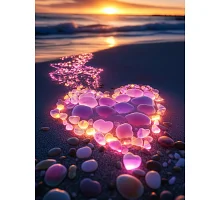 Алмазна мозаїка Камінчики кохання 30*40см Dreamtoys (S20267)