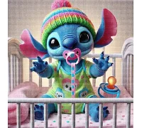 Алмазна мозаїка Малюк Стіч 20*20см Dreamtoys (S10346)
