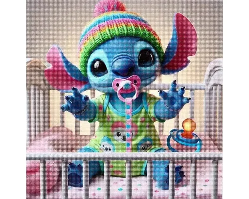 Алмазна мозаїка Малюк Стіч 20*20см Dreamtoys (S10346)