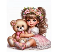 Алмазна мозаїка Милі обійми 20*20см Dreamtoys (S10263)