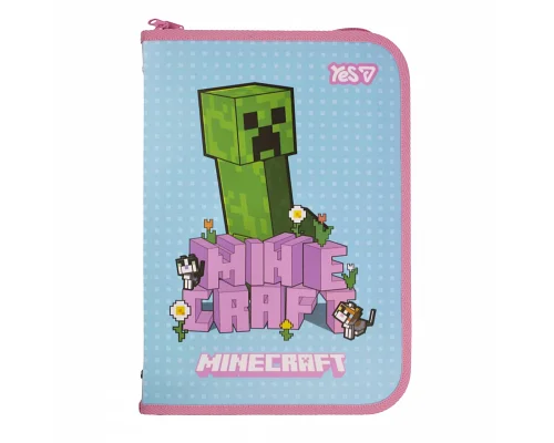 Папка факультативна Yes A4+ пласт на блискавці Minecraft.Spring з внутр. кишенею (492334)