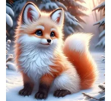 Алмазна мозаїка Руда красуня 20*20см Dreamtoys (S10249)