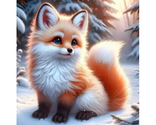 Алмазна мозаїка Руда красуня 20*20см Dreamtoys (S10249)