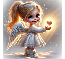 Алмазна мозаїка Серденько 20*20см Dreamtoys (S10314)