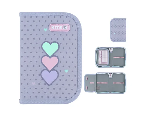 Пенал без наповнення Kite Lovely, 1 відділення, 1 відворот (K26-621-3)