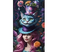 Алмазна мозаїка Чеширський капелюх 30*40см в Dreamtoys (S20389)