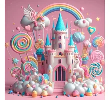 Алмазна мозаїка Чарівний замок солодощів 20*20см Dreamtoys (S10370)