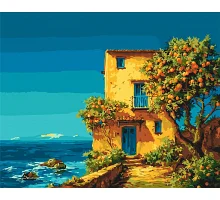 Картина за номерами Пейзаж. Італійський ранок 40*50 см Орігамі (LW3540)
