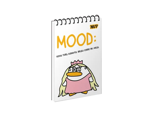 Зошит для записів Yes Mood одинарна спіраль А6/80 аркушів (152477)