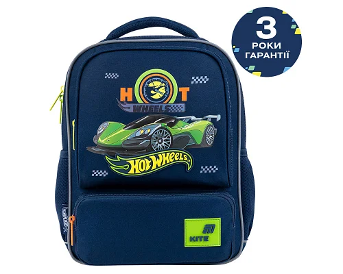 Рюкзак дитячий Kite Kids Hot Wheels спинка 32 см (HW26-559XS)