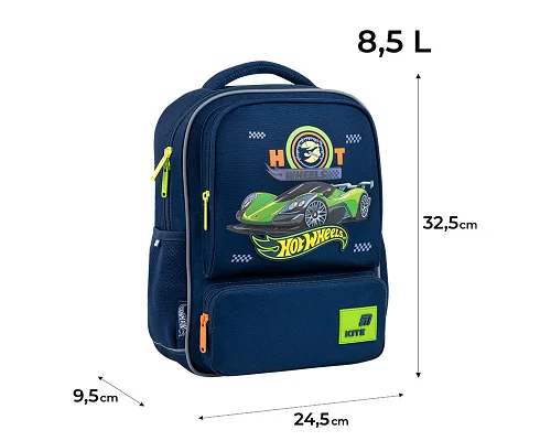 Рюкзак дитячий Kite Kids Hot Wheels спинка 32 см (HW26-559XS)