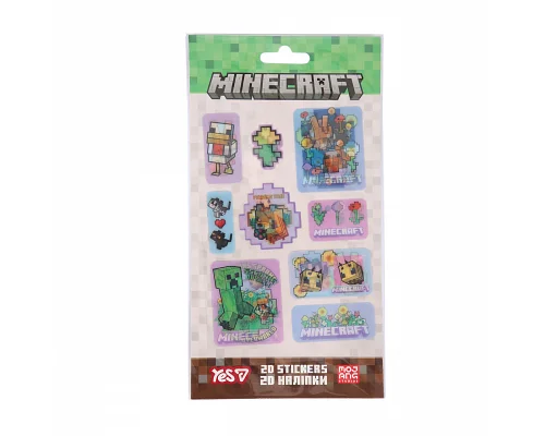 Набір наліпок 2D Yes Minecraft Spring Animals (708534)