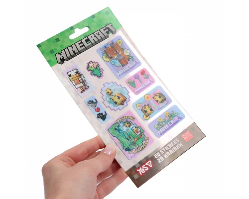 Набір наліпок 2D Yes Minecraft Spring Animals (708534)