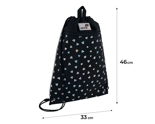 Сумка для взуття Kite Black&Silver (K26-601M-14)