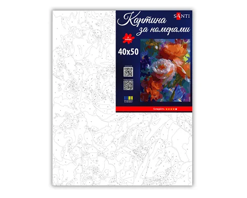 Картина за номерами SANTI Весняний букет 40х50 см (955784)