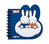 Блокнот фигурный Yes Miffy Blue 100x100 30 листов клетка (152184)