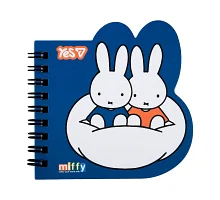 Блокнот фигурный Yes Miffy Blue 100x100 30 листов клетка (152184)