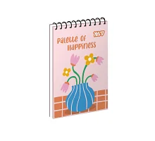 Зошит для записів Yes Palette of happiness одинарна спіраль А7/80 аркушів (152359)
