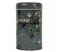 Скарбничка кругла Yes Minecraft металева 13 х 7,6 см (708576)
