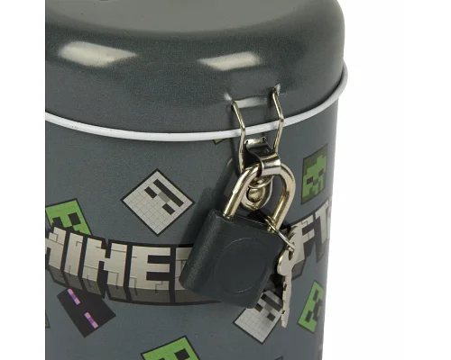 Скарбничка кругла Yes Minecraft металева 13 х 7,6 см (708576)