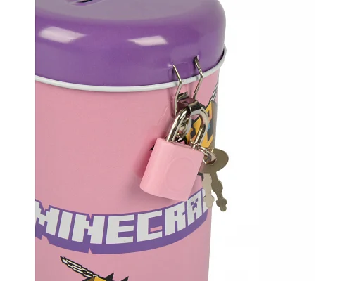 Скарбничка кругла Yes Minecraft Spring металева 13 х 7,6 см (708575)