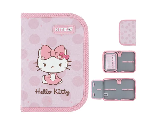 Пенал без наповнення Kite Hello Kitty, 1 відділення, 1 відворот (HK26-621-1)
