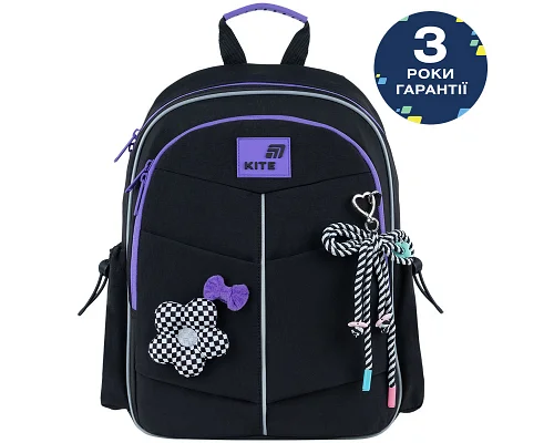 Рюкзак шкільний Kite Education Flower Power спинка 36 см (K26-771S-2)