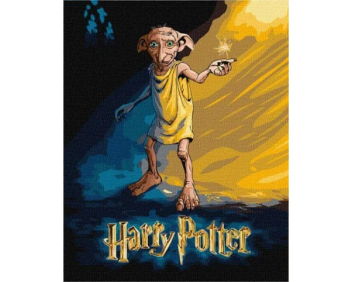 Картина за номерами Harry Potter: Постер з Добі Warner Bros. 40х50 Ідейка (KHO5221)