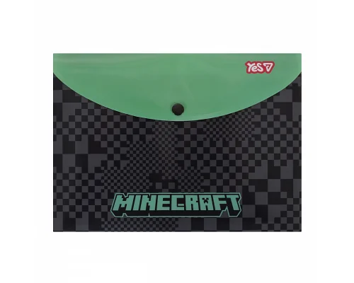 Папка-конверт Yes B5 на кнопці Minecraft Creeper (492341)